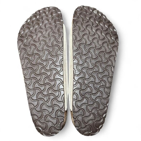 Birkenstock Suede Leather Sandals Arizona Style Gray Size 46 M13 Made in Germany - Picture 6 of 7